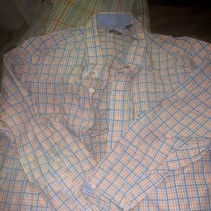 New without tags izod plaid button up long sleeve big and tall
